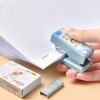 MAAGHI Multicolor Mini Portable Stapler for Art & Craft, School Projects, and Office 24/6 Staple NA Stapler