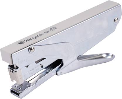 Kangaro Desk Essentials HP-210 All Metal Half Strip, Grey, Set of 1 Cordless  Stapler