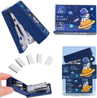 Bazaar Mini Stapler Machine for School & Office – Kawaii Mini Stapler with 400 Staples NA  Stapler