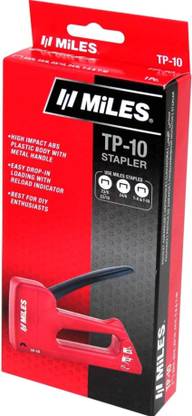 R K SALES Original I Miles TP 10 Gun Tacker, Pack of 1 Units Cordless  Stapler