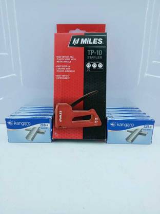 NATH JI Stapler_TP-10_Pack_Of_1_Pcs,_Pin_23/8-H_Pack_Of_10_Pcs. NA  Stapler