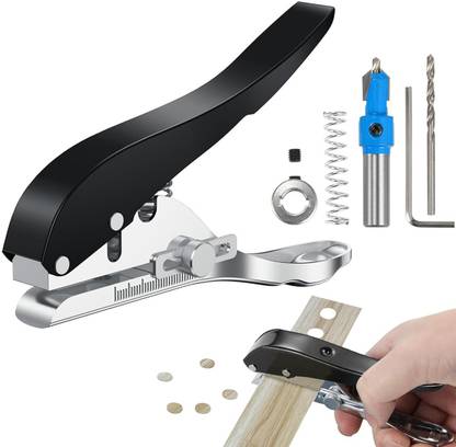 HASTHIP Manual Edge Band Hole Puncher Ten Millimeter Plier Tool NA  Stapler