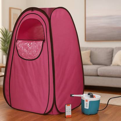 KAWACHI i139-Pink-CP Portable Steam Sauna Bath