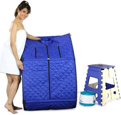 KAWACHI Panchkarma Swedan Machine for Health and Beauty Spa at Home Beauty Home Spa With Folding Stool Combo Portable Steam Sauna Bath
