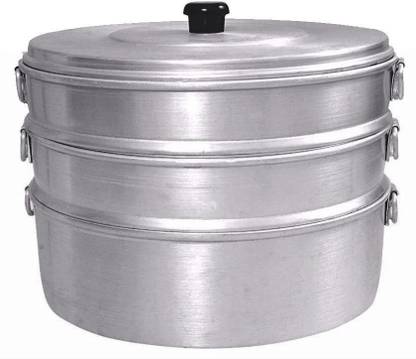VPSK No 8,Having 3Tier(Used For Only Home 30 Momos BakedAtOnetime) Aluminium Steamer