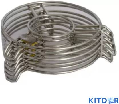 Kitdor Steamer for cooking (SET OF 6)- COOKER STAND Steaming Tray Steamer Rack Stand Steel Steamer