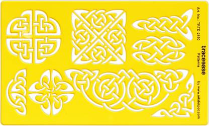 Traceease TRTD-2850A Technical Drawing Templates Stencil