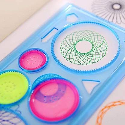 Toygenic Ring Scale Generic Spirograph Geometric Ruler Drafting Tool Stationery For Students Drawing STENCIL Stencil