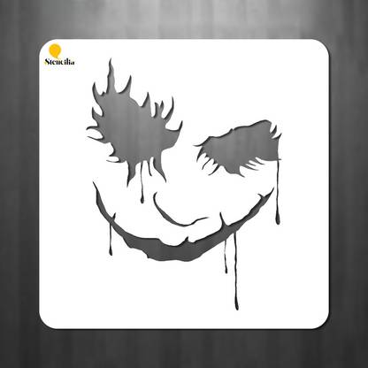 Stencilia Joker stencil Joker stencil for Art and Craft 6x6 inch Joker stencil for Art and Craft 6x6 inch Stencil