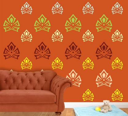 Procence Reusable DIY Designer Attractive Wall Stencil Painting Home (stencil-364-2.jpg) Reusable DIY Designer Attractive Wall Stencil Painting Home (stencil-364-2.jpg) Floral Stencil