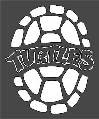 Kachi Pencil Art & Craft Layering Stencil, 7x9 inch TMNT Turtle Shell Crafts, Arts, Scrapbook ing - Painting on The Wall, Wood, Glass and Other, Reusable DIY Decorative Stenc (Craft Stencil) Stencil