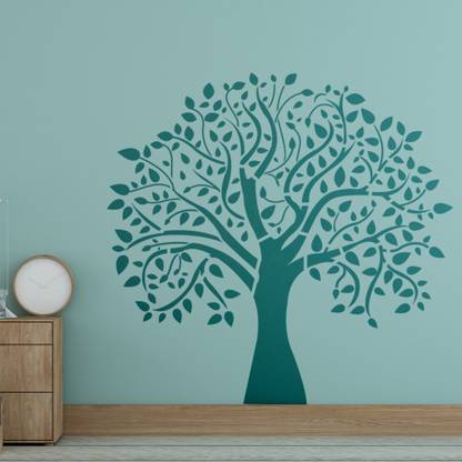 NewCrafts Tree Pattern Wall Design Stencils for Wall Painting for Home Suitable for Room Nc-1106 Wall stencil Stencil
