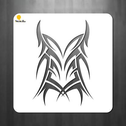 Stencilia Devil sign stencil Devil sign stencil for Art and Craft 6x6 inch Devil sign stencil for Art and Craft 6x6 inch Stencil