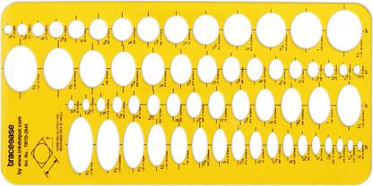 Traceease Trace Simple Trace Stable Professional Plastic Ruler Geometric stencil Ruler
