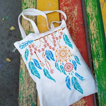 IVANA'S Dream Catcher Painting Stencil 11.8x11.8 inch Reusable Dreamcatcher Pattern Draw FIN-1428 Modern Art & Craft Stencil