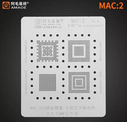 AKT Amaoe MAC2 BGA Stencil For Macbook S4LN058A01-8030 88SS9183 AMAOE MAC-2 For MACBOOK MULTIPURPOSE Stencil