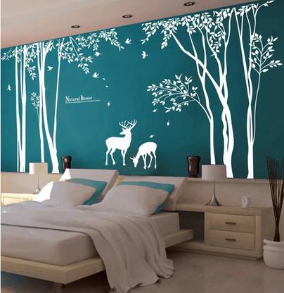Kayra Decor Large Forest Tree Wall Design Stencils for Wall Painting Decor (140 " x 87 ") KDS90046 Wall stencil Stencil