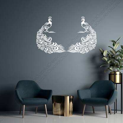 ARandNJ ARandNJ Painting for Wall Stencils (Size- 16X24 Inch) "Peacock" Reusable Design Pattern Style-40014 Modern Wall Arts Stencil