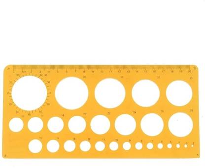 R H lifestyle KJ-002 Circle Stencil Template ST4669 KJ-002 Circle Stencil Template Ruler ST4669 KJ-002 Circle Stencil Template Stencil