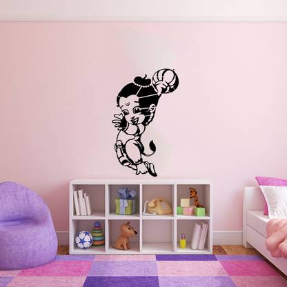 JAZZIKA "LITTLE HANUMAN JI" Print DIY Reusable Painting Design Suitable For BedRoom, Entrance Room, Drawing Room, Living Room Modern Home Wall Arts Stencil