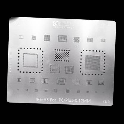 AKT AMAOE IP6G/6P (A8) REBALLING STENCILS 0.12MM STENCIL 6G/6P-A8 BGA IC REWORK Stencil
