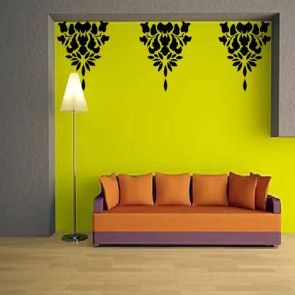 PARDECO PARDECO Home Decoration Design Diy Reusable Wall Paint Design Suitable for Room Decor,Ceiling and Craft,Size (16x24-inch) Reusable Sheet Boota Design Wall Painting Stencil Stencil