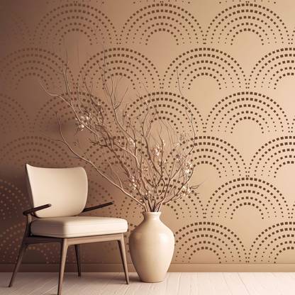 StenCart Rainbow Pattern Wall Stencil Rainbow Pattern Reusable Wall Design Stencil for Wall Painting for Home Wall Decoration(16 inchx24 inch)–Suitable for Room Decor,Ceiling and Floors Stencil Stencil