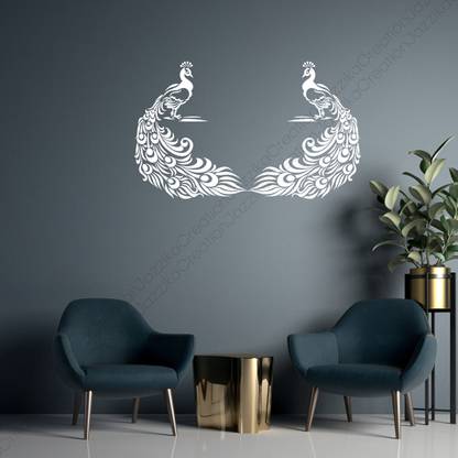 ARandNJ ARandNJ Painting for Wall Stencils (Size- 16X24 Inch) "Peacock" Reusable Design Pattern Style-40014 Modern Wall Arts Stencil