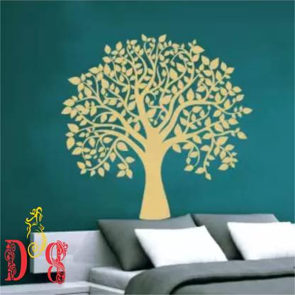 DB stencilprint BIG DESIGN TREE Stencil for Wall Painting for Home Wall Décor stencil pack of 1 (size 72*72 inch) diy reusable panting design Stencil