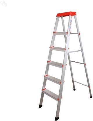PARASNATH 5 Step Easy Day Multi-Purpose Ladder with aluminium Step Mild Aluminium Ladder