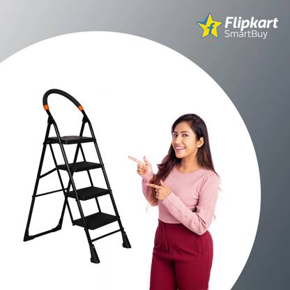 Flipkart SmartBuy 4 Step Kitchen platform ladder Steel Ladder