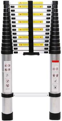 WB WELBUILT 4.4M (14.5Ft.) Extension Portable With EN-131 Certified Telescopic Aluminium Ladder