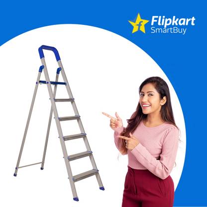 Flipkart SmartBuy 6 STEP HYBRID HEAVY DUTY ALUMINUM STEP LADDER Aluminium Ladder