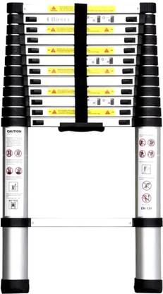 Smarty 11 Feet Portable Lightweight Compact Ultra Stable 3.2 Meter Telescopic Aluminium Ladder