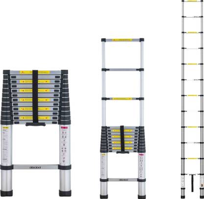 doodad 12.5 ft Telescopic Ladder -13 Steps, 3.8m Expandable With Auto Lock System Aluminium Ladder