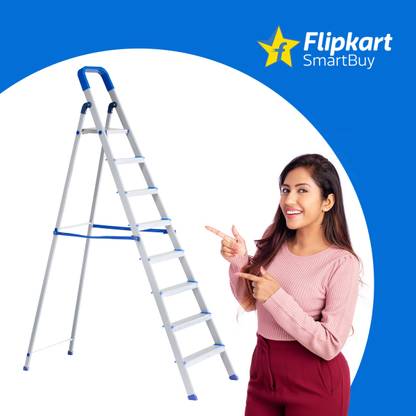 Flipkart SmartBuy 8 Step Hybrid Heavy Duty Foldable Aluminium Ladder
