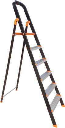 ALNICO Heavy Duty Aluminiun Step 6 Steel Ladder