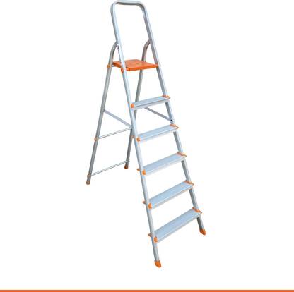 Climb High 6-Step Premium Ladder with Anti-Skid Steps & 3-Year Warranty – Durable & Safe Aluminium Ladder