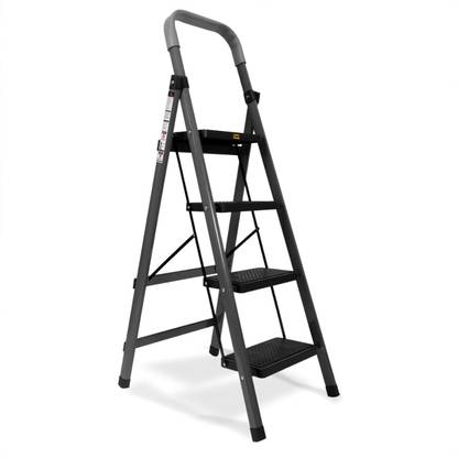 Equal 4-Step Ladder for Home | Carbon-Series Steel Ladder