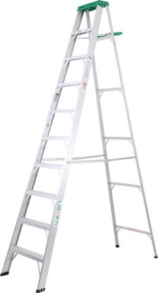 LIBERTI Liberti 10 Feet Aluminium Step Ladder With Utility Tray with Tool Tray (1210) Aluminium Ladder