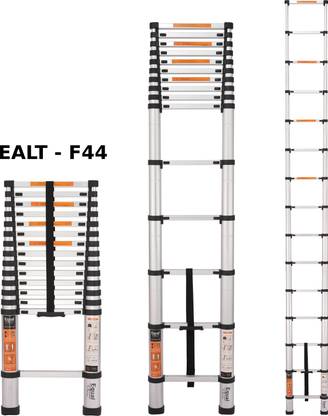 Equal 15 FT.Aluminium Foldable&Extended TelescopicLadder with FingerProtect Technology Aluminium Ladder