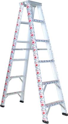 Royal Solution 2 Way 6 Steps Folding Ladder Heavy 6 FT Aluminium Ladder