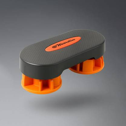 Wearslim 2 Level Adjustable Workout Fitness Stepper Exercise Platform with Risers Stepper Stepper