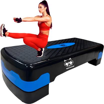 MAPACHE AEROBIC STEPPER For Home & Gym Use (68x28x15)Perfect For Workouts Bright Blue Stepper