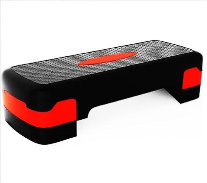 colado CardioStep: Adjustable Height, Anti-Skid Pads, Slip-Resistant Platform 68cm, Red Stepper