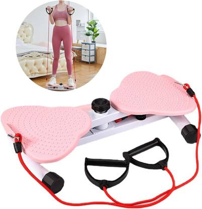 MYHEART Elliptical Twister Stair Stepper Exercise with Resistance Band Weight Loss Stepper