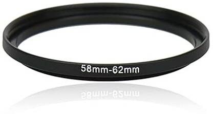FLYING COLLECTION 58mm - 62mm Step Up Lens Filter Adapter Ring Pack of 1 Piece Allows You to Fit Larger Size Lens Filters on a Lens with a Smaller Diameter Step Up Ring