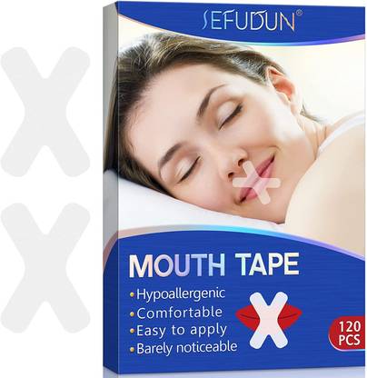 SEFUDUN 120 Pcs Mouth Tape for Sleeping, Snoring Relief - 1 Slots