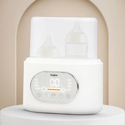 baybee Duowarm Baby Bottle Warmer & Sterilizer | 10-in-1 Bottle Warmer for Milk, Food - 2 Slots