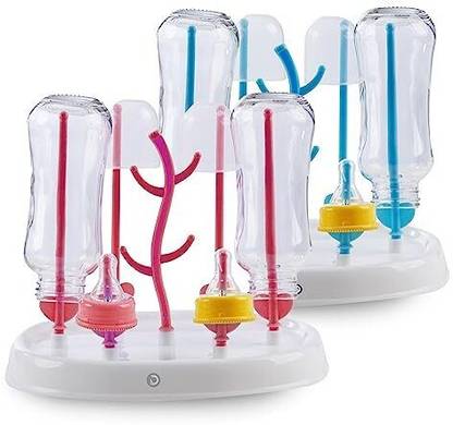 DaKos Baby Bottle Drying Rack, Bottle Organizer Rack For Baby Milk Feeding Bottles - 7 Slots